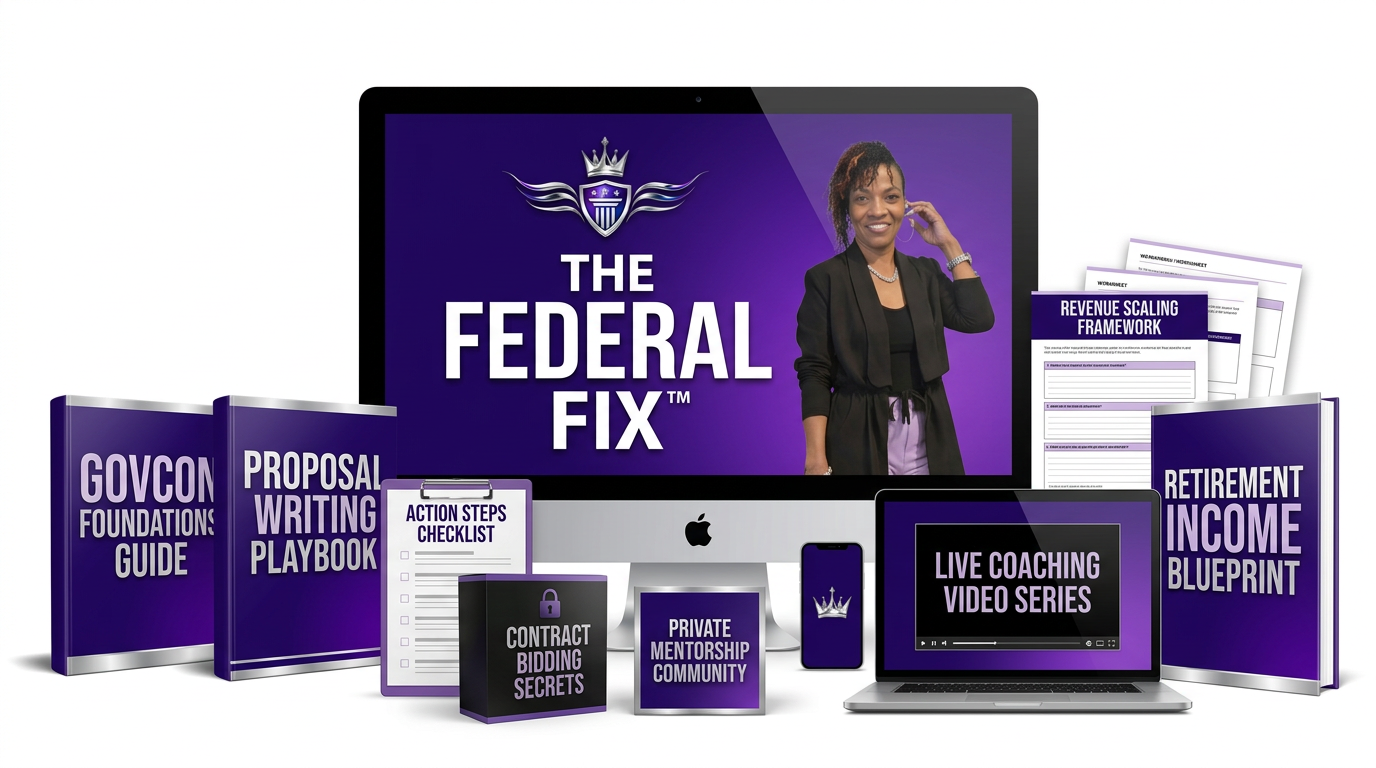 The Federal Fix course bundle — iMac, books, workbooks and modules